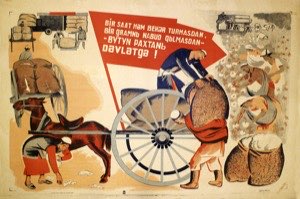Uzbek SSR cotton harvest