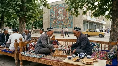 Чайхана, шахматы