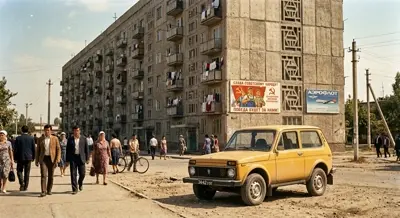 Нива у хрущёвки